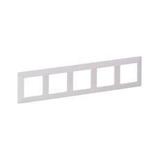 Legrand 754005 - Rámik pre spínače VALENA LIFE 5P biela
