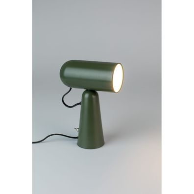 Zelená stolová lampa White Label Vesper
