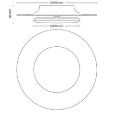 Philips- LED Stmievateľné stropné svietidlo GARNET SCENE SWITCH LED/30W/230V 4000K