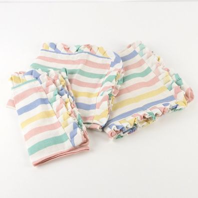Ľanové obrúsky v súprave 4 ks Multi Stripe – Meri Meri