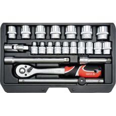 Gola sada 3/8", 22 dielov - YT-38561