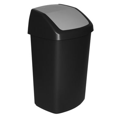 Curver Odpadkový kôš Swing 50 l, čierna, 50 l
