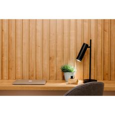 Klausen 108007 - Stolná lampa DRILL 1xGU10/4W/230V čierna