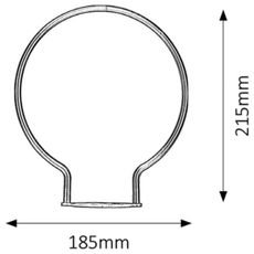 Rabalux 1421 - Madlo biele ROLLY