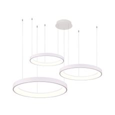 Azzardo AZ5025 - LED Stmievateľný luster na lanku AGNES LED/120W/230V biela