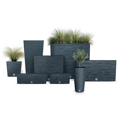 NABBI DFRH250 plastový kvetináč 25 cm antracit