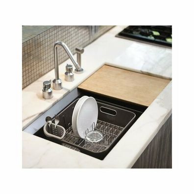Simplehuman Odkvapkávač na riad Compact, sivá