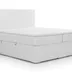 Posteľ Boxspring Boleria 200x180, čierna (koženka - bb 05)