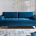 Pohovka Cozy Velvet aqua blue velvet