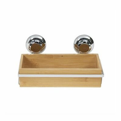 Compactor Bambusová polička do kúpeľne Bestlock SPA Bamboo, 27,6 x 14,8 x 12,7 cm