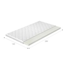 NABBI P25 140 obojstranný penový matrac (topper) PUR pena / látka