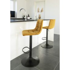 Žlté barové stoličky v súprave 2 ks 88 cm Middelfart – House Nordic