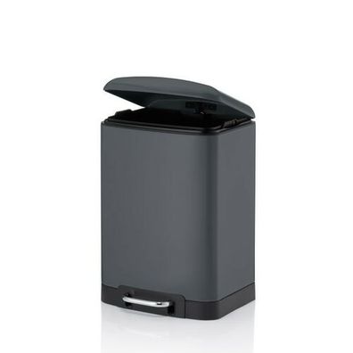 Kela Odpadkový kôš DAVINO 12 l, tmavosivá