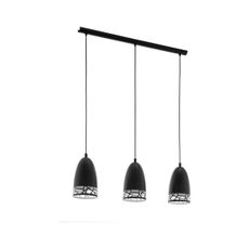 Eglo 79354 - Luster na lanku SAVIGNANO 3xE27/60W/230V