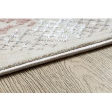 Dywany Łuszczów , Kusový koberec Core A004 Frame beige/pink, 180x270, ružová, chodba / predsieň