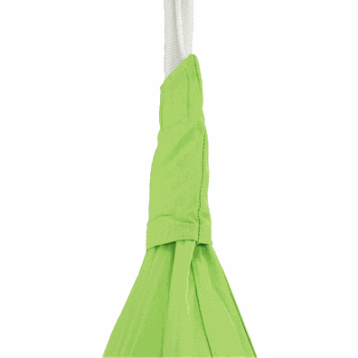 Závesné hojdacie kreslo, zelená, KLORIN NEW KLASIK CACOON HAMMOCK