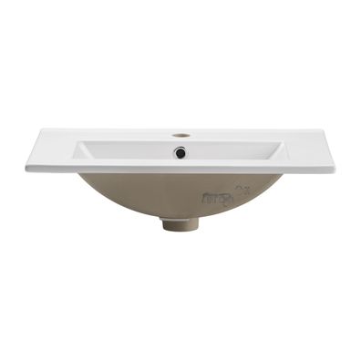 COMAD UM-2060RB DANCE 60 - Zapustené keramické umývadlo 62x40 cm, lesklá biela