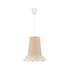 Duolla - Detský luster na lanku BALLET 1xE27/40W/230V pr. 21 cm béžová