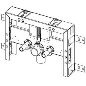 Konštrukcia pro zazdění k bidetu Tece Box 9.370.031