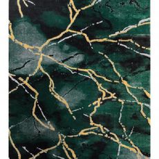 Dywany Łuszczów Kusový koberec Emerald 1018 green and gold - 80x150 cm