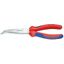 Polkruhové kliešte pre mechanikov 200 mm KNIPEX 38 25 200. Chrómované, viaczložkové objímky