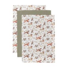 Bavlnené utierky v súprave 3 ks 45x65 cm Forest Fable – Cooksmart ®