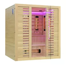 Infrasauna pre 4 osoby so soľným kameňom 180x160x200cm