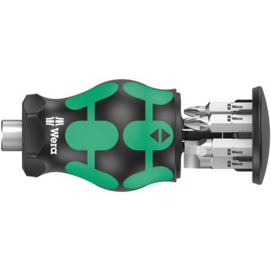Wera 008878 Držiak bitov Kraftform Kompakt Stubby 5 1/4" so zásobníkom (sada 6 kusov)