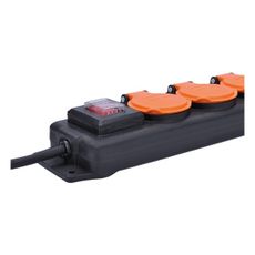 Solight PP332 - Predlžovací kábel s vypínačom 4Z 3m IP44
