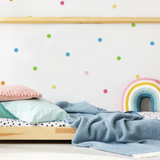York Wallcoverings Nálepky na stenu BODKY Zvoľte farbu: modro-zelená