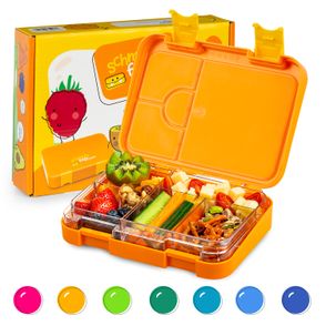 Klarstein junior Lunchbox, 6 priehradiek, 21,3 x 15 x 4,5 cm (Š x V x H), bez BPA