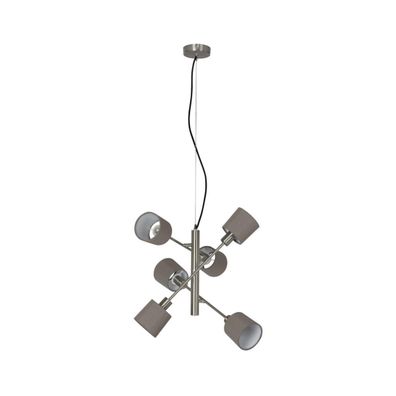 Briloner 4810-062 - Luster na lanku 6xE14/5,5W/230V