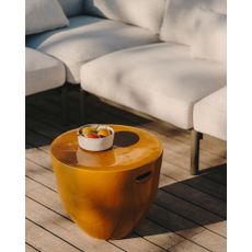 Keramický okrúhly záhradný stolík ø 45 cm Mesquida – Kave Home