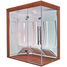 M-SPA - Parná sauna ľavá pre 3 osoby 118 x 195 x 210 cm