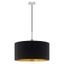 Eglo - LED  Luster na lanku TUNJA 1xE27/60W/230V čierna