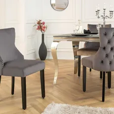 Chesterfield jedálenská stolička 2 ks FRIXON Dekorhome