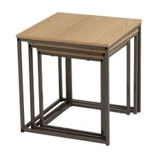 Odkladacie stolíky v súprave 3 ks 40x40 cm – Casa Selección