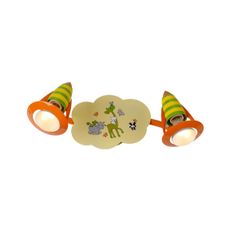 LUXERA 28013 - Detské bodové svietidlo SAFARI 2xE14/40W/230V