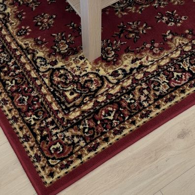 Spoltex , Kusový koberec Samira New Red 12001-011, 160x225, červená, chodba / predsieň