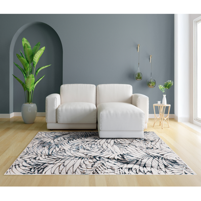 Koberec, vzor listy, 160x235, EVAZ TYP 2