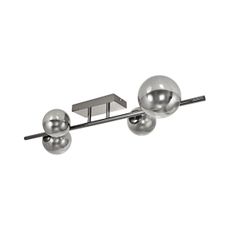 Brilagi - LED Prisadený luster MILLA 4xG9/3W/230V lesklý chróm/dymová