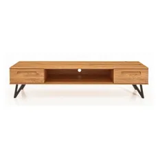 TV stolík z dubového dreva 182x42 cm Golo - The Beds