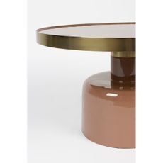Kovový okrúhly odkladací stolík ø 60 cm Glam – Zuiver