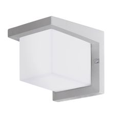 Eglo 65045-LED Vonkajšie nástenné svietidlo DESELLA PRO LED/10W/230V IP54 strieborná