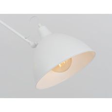 Biele závesné svietidlo s kovovým tienidlom 104x104 cm Coben - CustomForm
