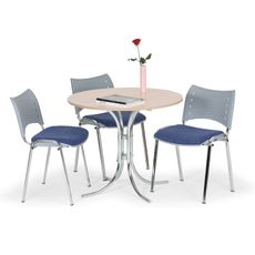 Okrúhly jedálenský stôl RAVENA, priemer 90 cm, buk