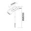 Globo 36509 - LED Solárna lampa so senzorom LED/7,2W/3V IP44