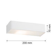 Argon 3077 - Nástenné svietidlo RODAN 1xE27/15W/230V