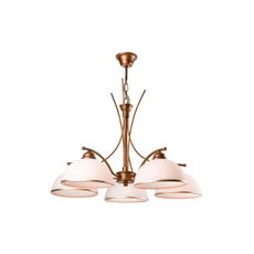 Luster na reťazi PATRYCJA 5xE27/60W/230V