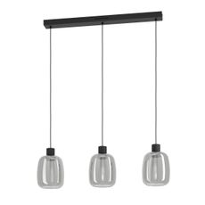 Eglo 901121-LED RGBW Stmievateľný luster na lanku MOLOCHIO-Z 3xLED/3,7W/230V šedá